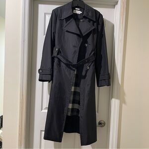Hilary Radley Black Trenchcoat